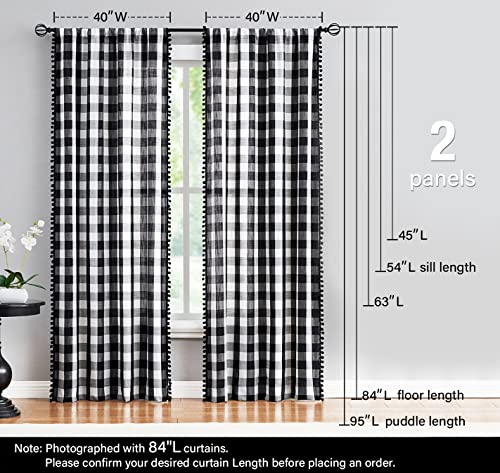 Treatmentex Buffalo Check Curtains