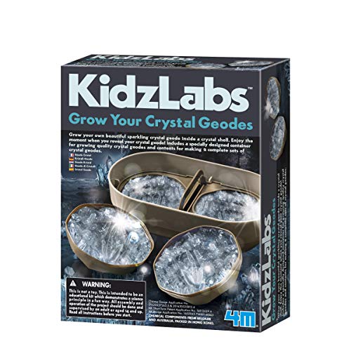 4M KidzLabs Grow Your Crystal Geodes Kit