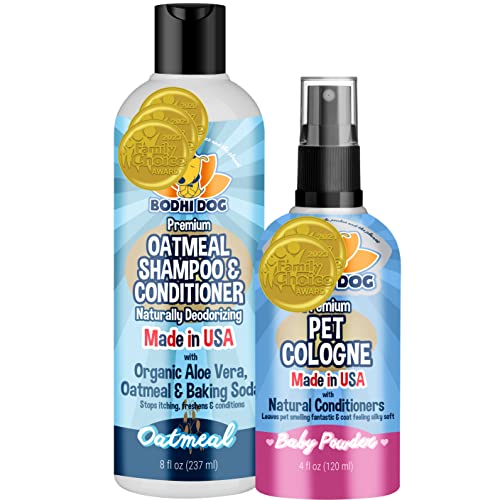 Bodhi Dog Natural Dog Cologne | Premium Scented Deodorizing Body Spray for Dogs & Cats | Neutralizes Strong Odors | Dog Perfume with Natural Dog Conditioner | Made in USA (Sugar Cookie, 8 Fl Oz)