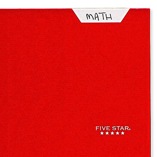 Five Star 4-Pocket Folders, 6 Count (Pack of 1), Fits 3-Ring Binders, Holds 11" x 8-1/2", Assorted Trend Colors (38056)