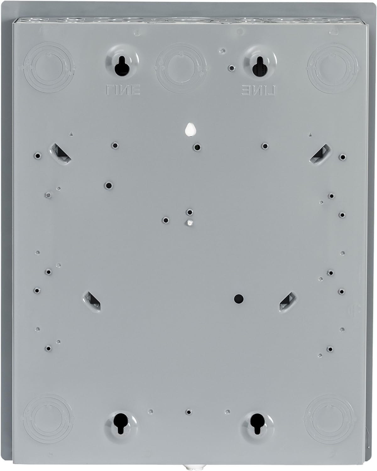 Square D - HOM1224L125PC Homeline Load Center with Cover, Gray, 125-Amp Convertible Main Lugs, 1-Phase, 12-Space 24-Circuit, Indoor, Plug-on Neutral Ready