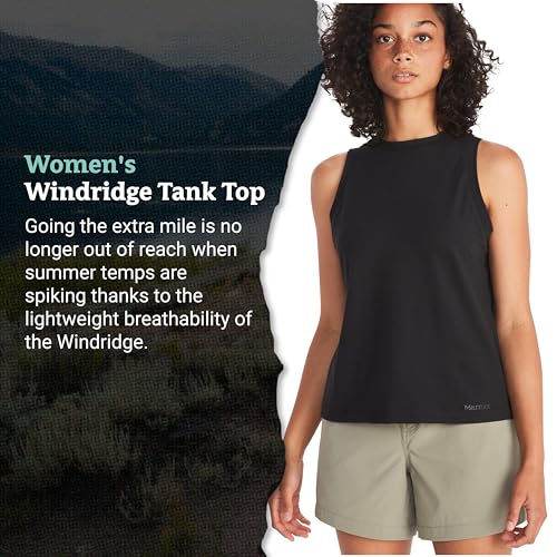 MARMOT Women's Windridge Tank, Black, X-Small