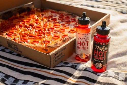 Mike's Hot Honey Combo Pack - Spicy, Gluten-Free Honey Infused with Chili Peppers (2 x 10oz)