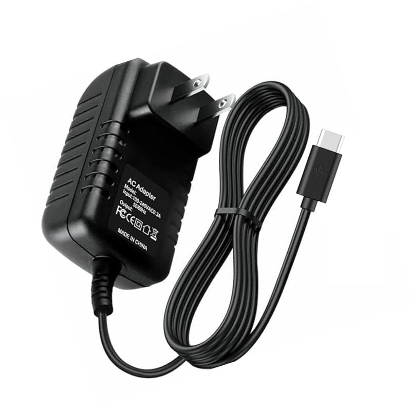 GizMac 5V Charger for LAMPICK C055 Travel Makeup Mirror with Lights 1000 mAh Rechargeable Battery DC5V Power Supply Cord Cable