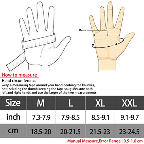 Harssidanzar Leather Motorcycle Gloves,Full Finger Motorbike Riding Powersports Knuckle Protection Road Racing Gloves Men Womens KM046,Black,Size S