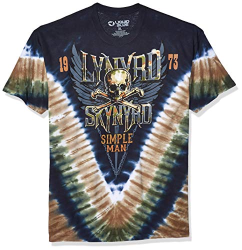 Liquid Blue Unisex Adult Pink Floyd Breathe Short Sleeve T-Shirt, Tie Dye, Medium US