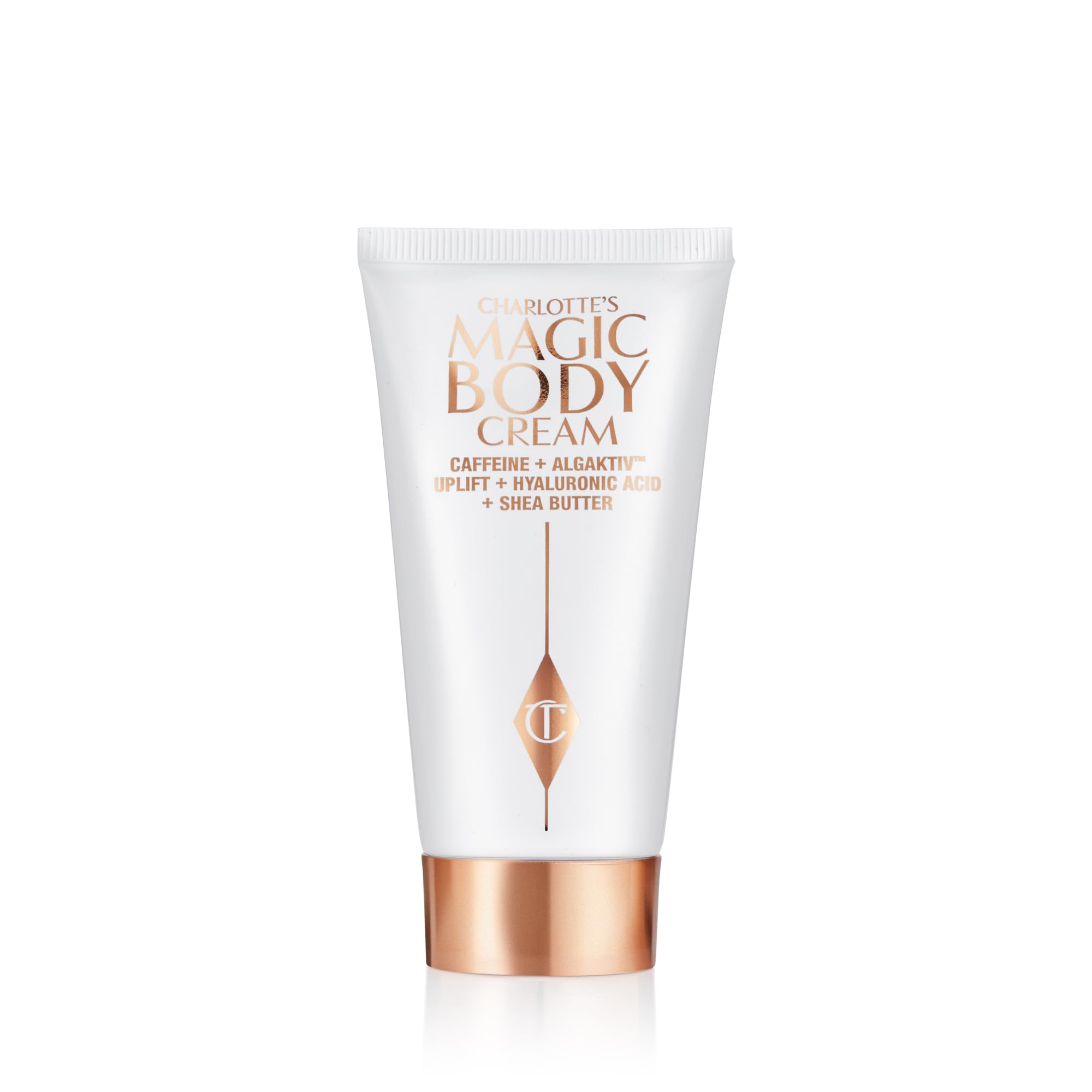 Charlotte Tilbury Magic Body Cream - Skin Tightening Cream for Body Enriched with Caffeine, Hyaluronic Acid & Shea Butter - Nourishes, Smooths & Hydrates Skin (50ml)