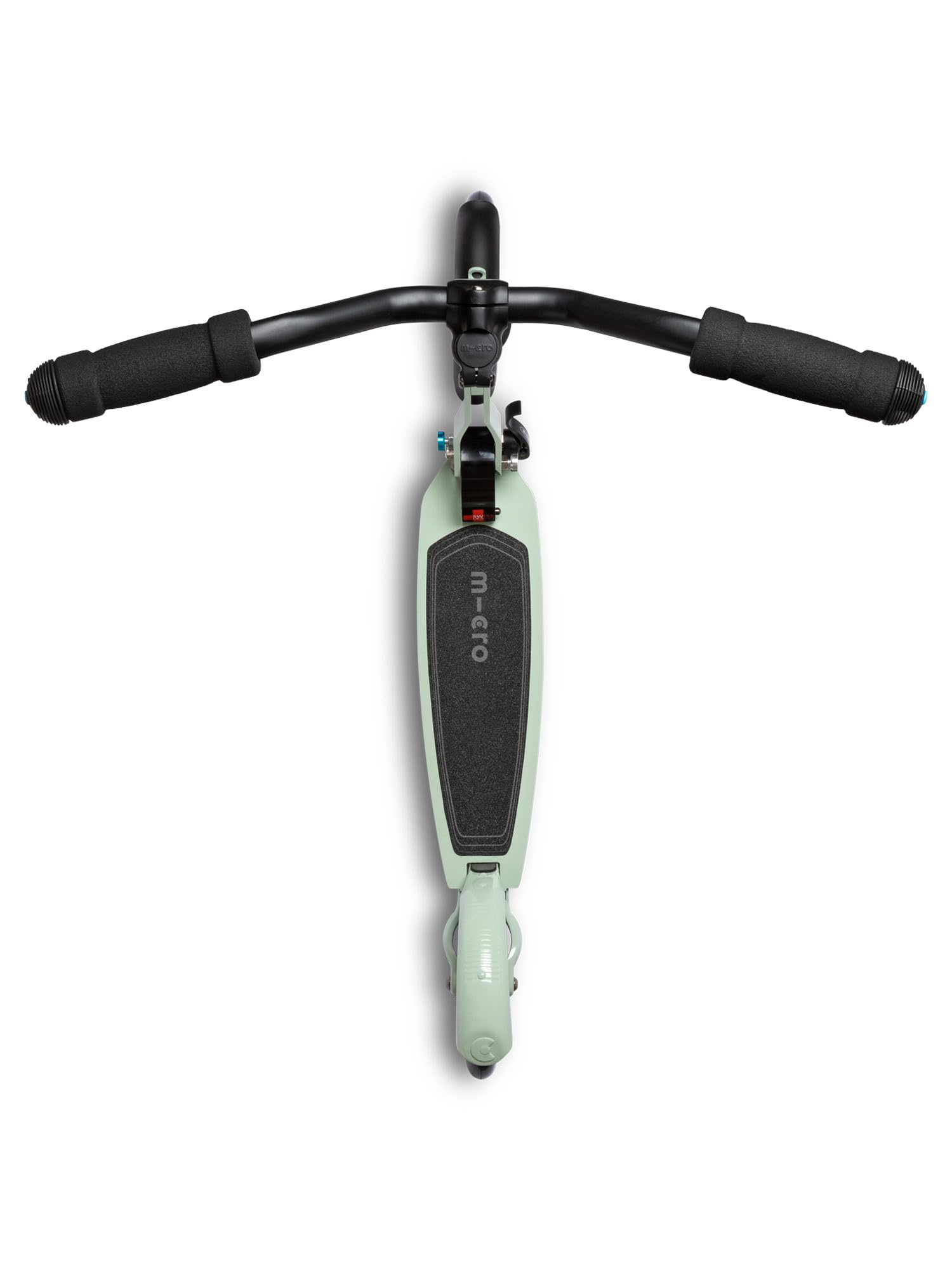 Micro Kickboard - Speed Deluxe Foldable Scooter, 180 mm 2-Wheeled, Adjustable Handlebars, Smooth, Quiet Ride, for Teens and Young Adults (Clay)