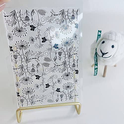 Chrysanthemum Background Flowers Bloom Dandelion Backdrop Clear Stamps Transparent Silicone Stamp Album Cards Rubber Stamp for Card Making Decoration and DIY Scrapbooking