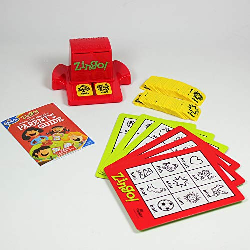 ThinkFun Zingo Bingo - Unique Pre-Reading Game for Kids | Boosts Language & Matching Skills | Fun for Classroom & Home | Amazon Exclusive with Extra Zingo Card