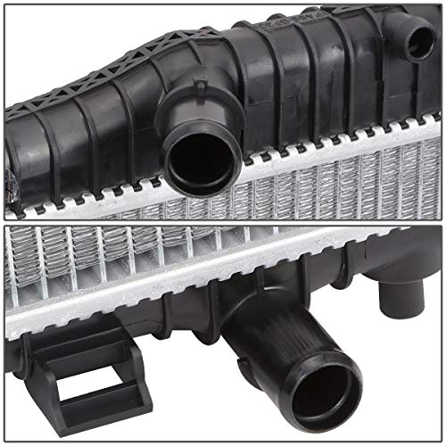 DNA Motoring OEM-RA-13430 1-Row Aluminum Core Radiator Compatible with 2014-2018 Fiesta 1.6L 1.0L Engines,24-1/2" W X 14" H X 1" D,1-1/8" Inlet / 1-1/8" Outlet