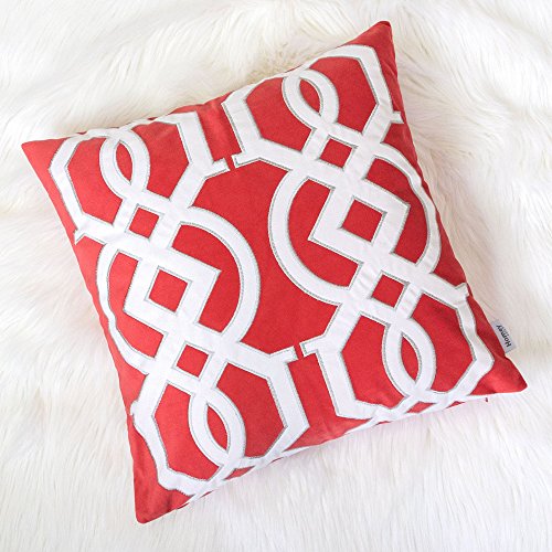 Homey COZY 71149-Jessica Accent Pillow, Single, Coral