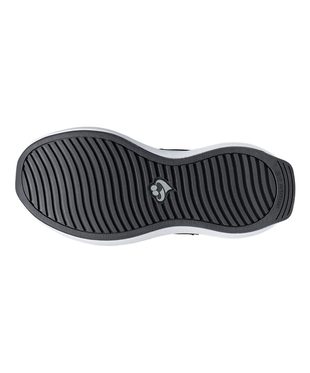 Silvert's Adaptive Clothing & Footwear Women’s Extra Wide Mary Jane Walking Shoes with Easy Touch - Black 8.5