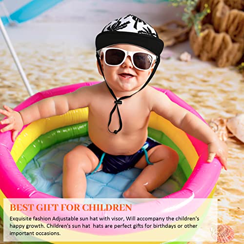 Kids Baseball Hat Visor, Toddler Boy Girl Sun Protection Hat Cotton Hats,Sun Hat for Baby Little Girls Boys Children （2-5 Years
