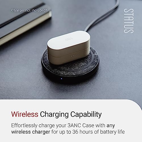Status Audio Between 3ANC Bone Wireless Earbuds - Triple Driver - Active Noise Cancelling - 6X Microphones - Transparency Mode - 8H Playtime - Bluetooth 5.2. - IPX5 Waterproof