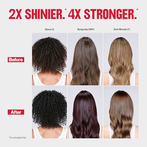Revlon ColorSilk Tone + Gloss + Care Demi Permanent Hair Color, Hair Dye with Leave in Scalp and Hair Serum, 2x Shinier, 4x Stronger, 3 Brown Black, 4.5 fl. oz