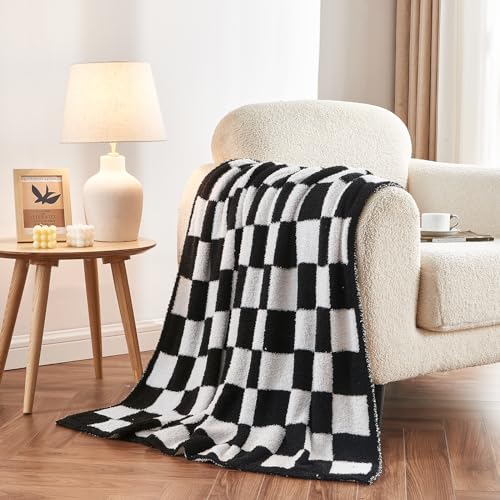 lifein Fall Throw Blanket for Couch-Soft Fuzzy Plush Fur Blanket,Cozy Fluffy Chunky Knitted Throw Blanket,Comfy Sherpa Blanket&Throws for Autumn,Bed,Sofa,Chair,Home Decor,Gift (50 * 60'',Brown)