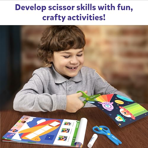 Skillmatics Art & Craft Kit - Snip, Snip Animals, Practice Scissor Skills with Activity Book, Fun & Creative, Gifts for Toddlers, Girls & Boys Ages 3, 4, 5, 6, 7