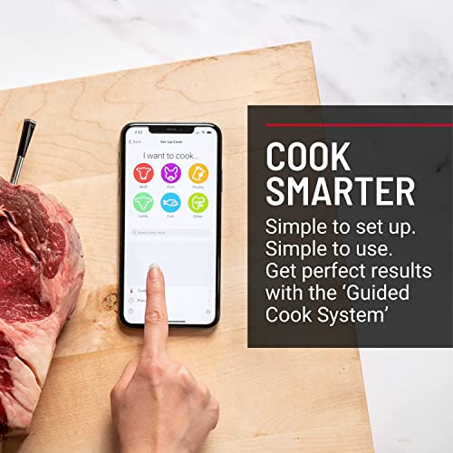 Original MEATER: Wireless Bluetooth Smart Meat Thermometer | for The Oven, Grill, BBQ, Kitchen | iOS & Android App | Apple Watch, Alexa Compatible | Dishwasher Safe