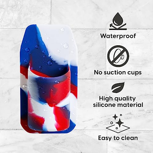 30 Watt, Slim Can Hard Seltzer Holder | Original Portable Alcohol Cooler & Boat Drink Holder, Sparkling Alcoholic Drinks (12oz Can) | Patented Silicone Grips Any Shiny Surface, No Sticky Adhesive