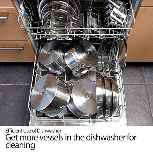 Cristel Strate Set of Handles, 7 Piece, Silver