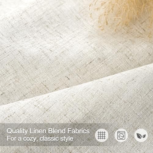 Red Thick 2-layer Linen Pinch Pleated Full Blackout Curtains for Bedroom - Two Pages Black Out Curtains 84 Inch Long 2 Panels Set for Living Room Darkening Thermal Window Curtains Drapes, 16 Hooks