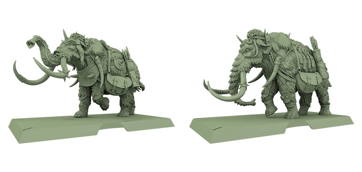 CMON A Song of Ice and Fire Tabletop Miniatures War Mammoths Unit Box (Multilingual Edition) - Strategy Game for Adults, Ages 14+, 2+ Players, 45-60 Minute Playtime, Made by CMON