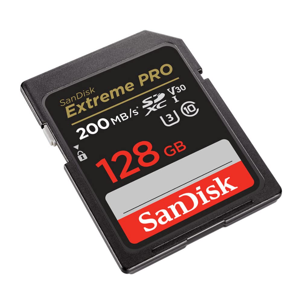 SanDisk 128GB Extreme PRO 200MB/s SDXC UHS-I Memory Card (2-Pack) (2 Items)