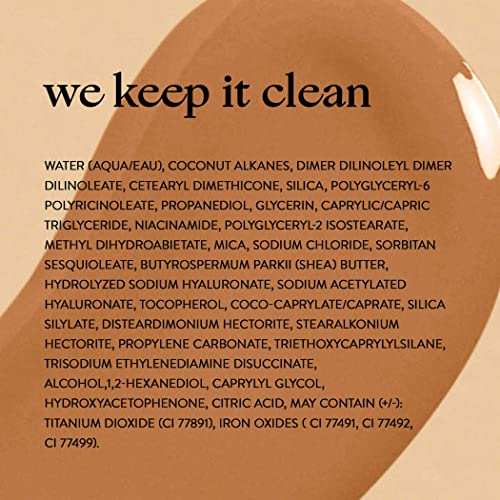 Honest Beauty Fresh Flex Concealer with Niacinamide + Vitamin E + Hyaluronic Acid | Vegan + Cruelty free | Mocha, 0.17 fl oz