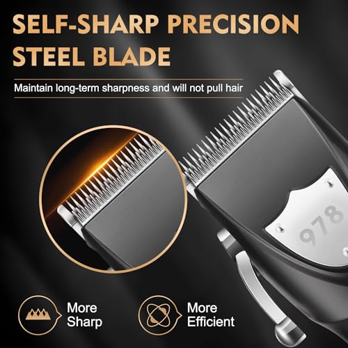 Suttik Professional Hair Clippers and Trimmers Set, Electric Razor Foil Shavers for Men, 3 in 1 Cordless Barber Kit Hair Cutting Kit with Travel Case Barber Clippers Set Professioal for Men