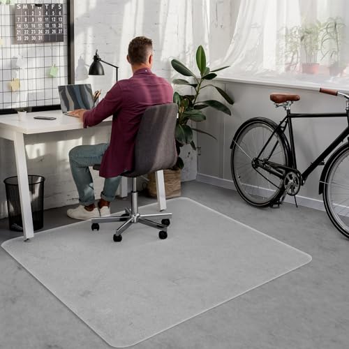 BesWin Office Chair Mat for Hardwood Floor, 32''×95'' Extra Large Desk Chair Mat for Hard Floor & Tile Floor, Heavy Duty Floor Protector for Home, Office, Kitchen, Living Room, Multi-Purpose