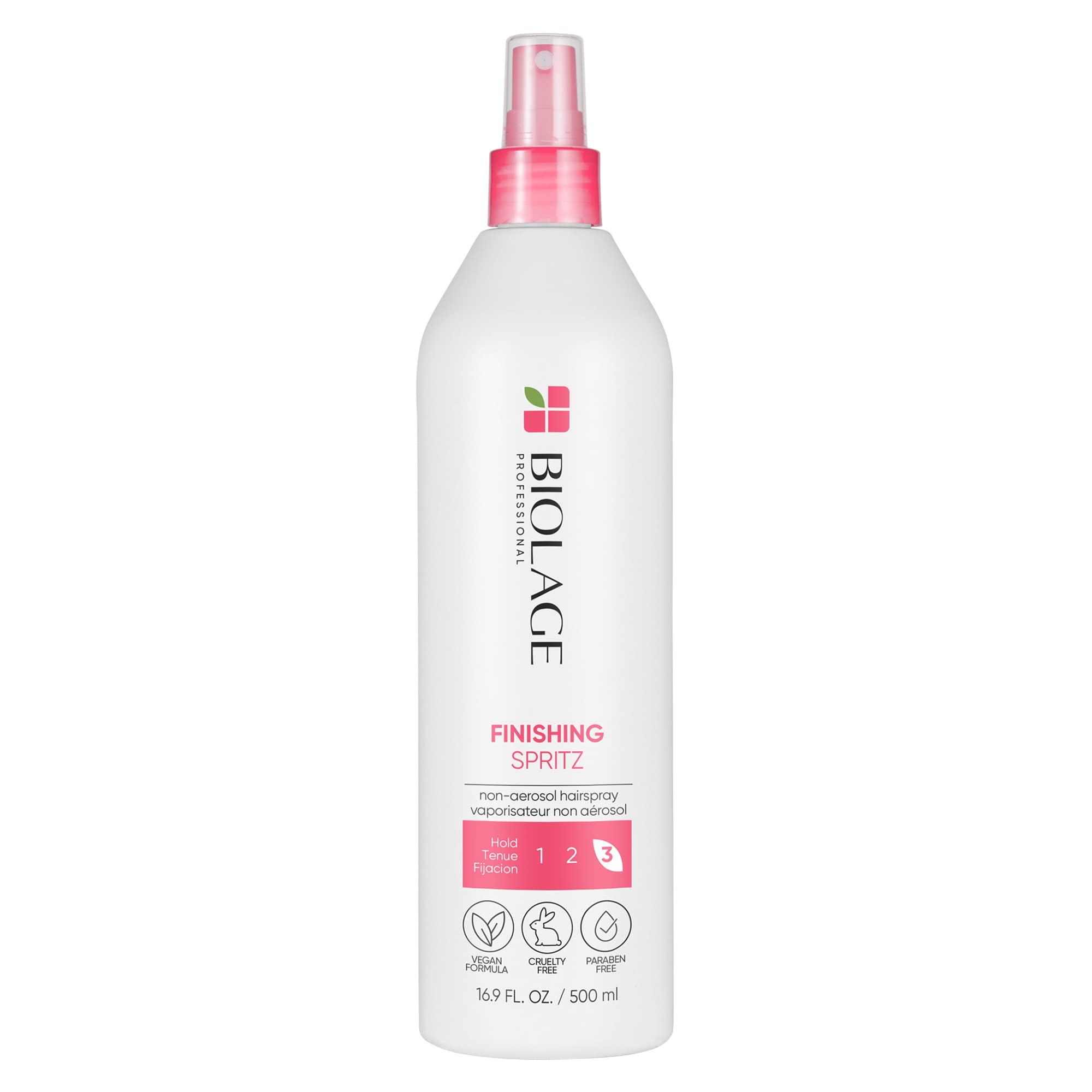 Biolage Styling Finishing Spritz Non-Aerosol Hairspray | Texturizing Hairspray That Locks Style In Place | Firm Hold | For All Hair Types | Paraben-Free | Vegan | 16.9 Fl. Oz