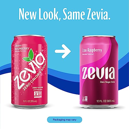 Zevia Zero Calorie Soda, Mountain Zevia, 12 Ounce Cans (Pack of 6)