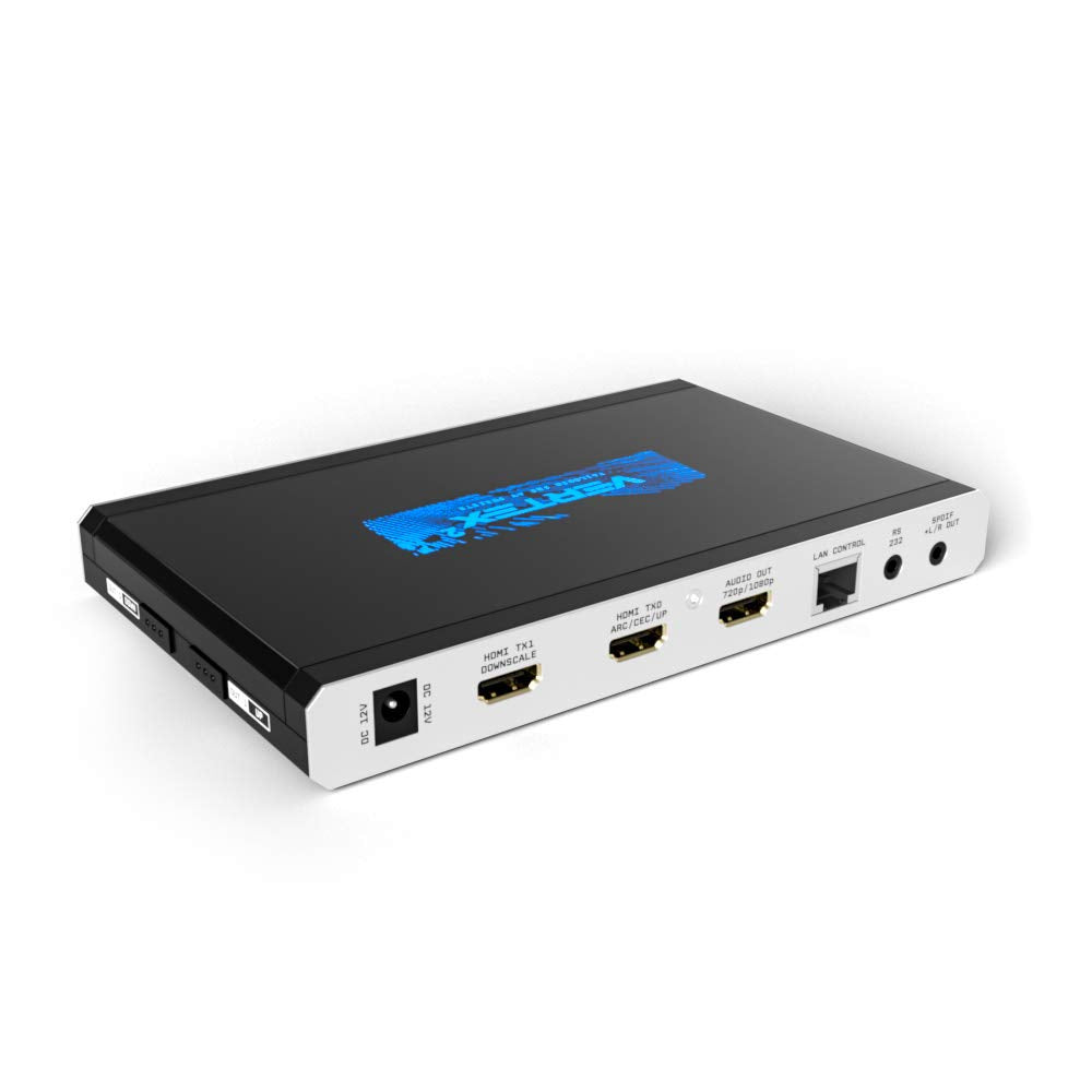 HDFury 4K Vertex² 18Gbps | 4K HDR Splitter | HDMI/eARC Audio Extractor | Auto-Switcher (Four Input Sources Support) | Safari/Chrome Controllable