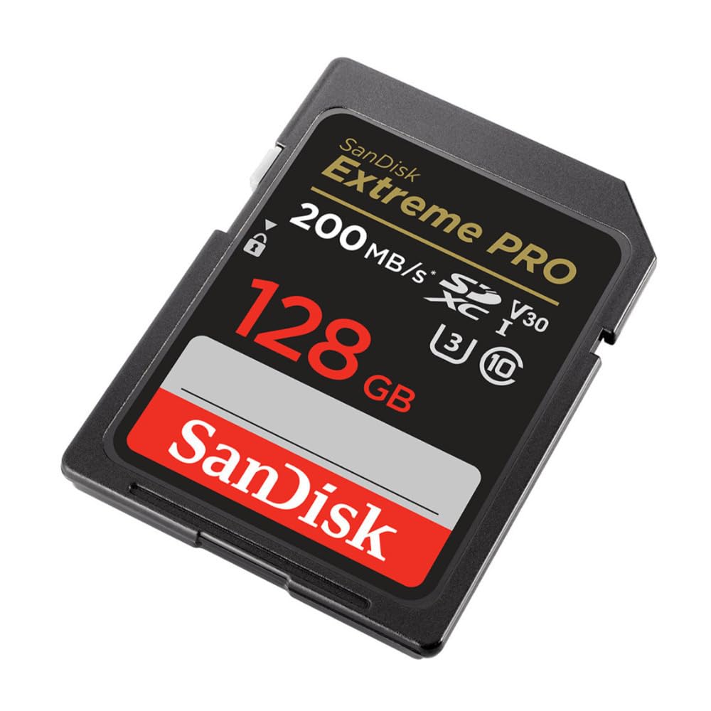SanDisk 128GB Extreme PRO 200MB/s SDXC UHS-I Memory Card (2-Pack) (2 Items)