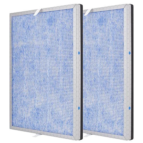 Asheviller MSA3/MSA3S Filter Replacement, Compatible with Membrane Solutions MSA3 and MSA3S Smart Air Purifier, 【Upgraded】3-in-1 H13 True HEPA Filter, 2 Pack