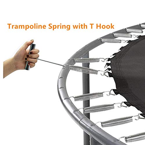 5.5 Inch Trampoline Springs Heavy Duty Stainless Steel Replacement Spring, Set of 16