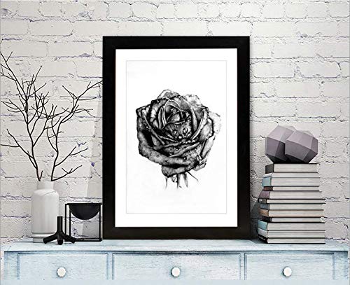 FUNTRESS 11x14 Pictures Frame Display 10.5x13.5 Collages for Wall Hanging Diamond Painting Family Living Room Wooden Photo Frames with Mats (1, 11x14 Black)