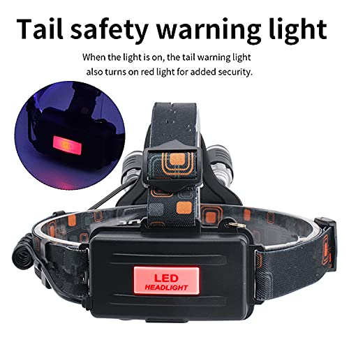 BESTSUN LED Red Hunting Headlamp, Super Bright Red GreenLED Headlights Rechargeable 5000 Lumens Waterproof Adjustable Headlight 3Modes Head Lamp for Beekeeping,Camping, Hunting, Fishing