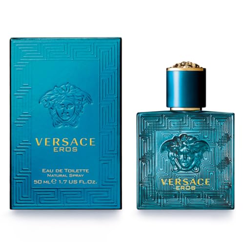 Versace Eros Eau de Toilette Spray for Men, 1.7 Ounce