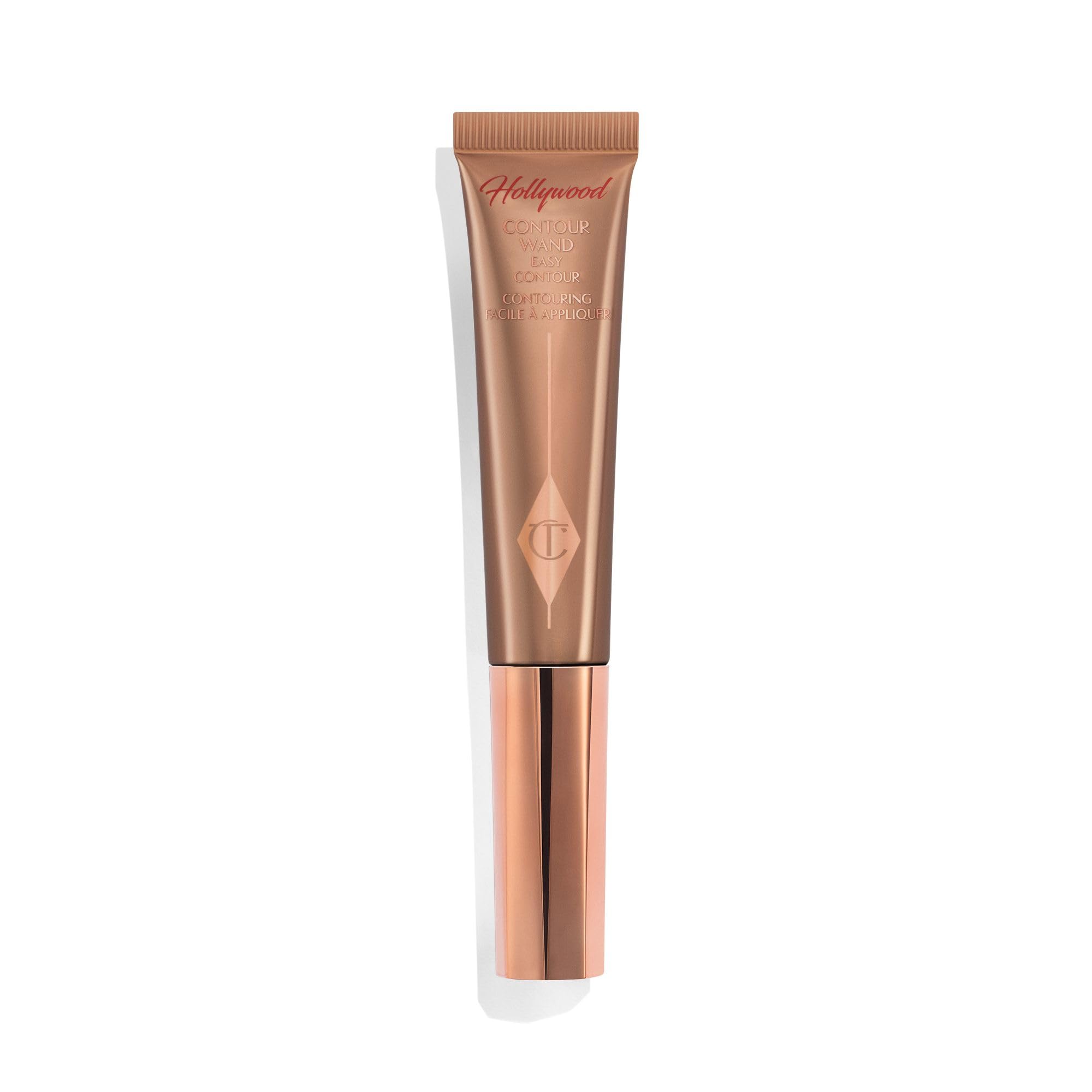 Charlotte Tilbury Hollywood Liquid Contour Wand - Easy-to-Use Contour Stick & Liquid Bronzer for Sculpting & Shaping - Leaves a Natural-Looking Sculpted Finish - Fair/Medium