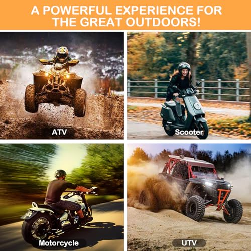 Autocessking YTX4L-BS Motorcycle Battery, 12V 3Ah Rechargeable Maintenance Free Sealed AGM Battery Powersport Replacement Battery for ATV and Scooter