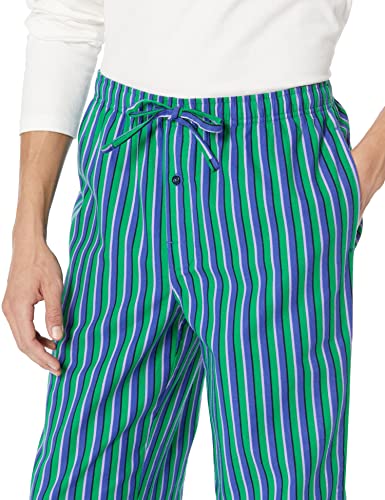 Amazon Essentials Men's Flannel Pajama Pant - Discontinued Colors, Blue Mixed Tartan, 3X-Large