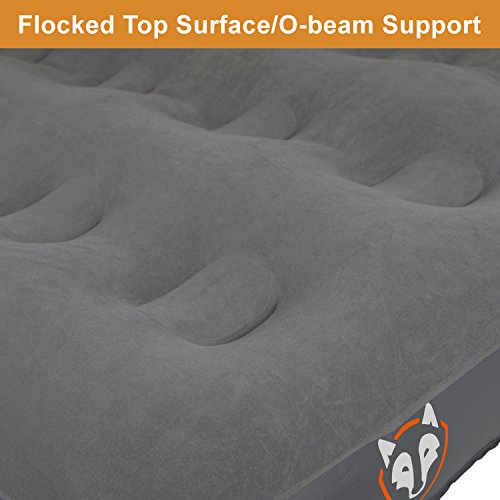 Rightline Gear Truck Bed Air Mattress With Built-In Pump, 5.5 to 8 Foot Bed, Grey