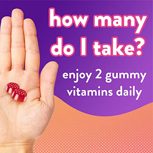 vitafusion Vitamin B12 Gummy Vitamins for Energy Metabolism Support, Natural Raspberry Flavored, America’s Number 1 Gummy Vitamin Brand, 70 Day Supply, 140 Count