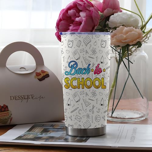 School Bus Driver Gifts for Men, School Bus Driver Gifts, Bus Driver Tumbler, Bus Driver Appreciation Gifts, 20oz Stainless Steel Tumbler Gifts for School Bus Drivers, Bus Driver Christmas Gifts