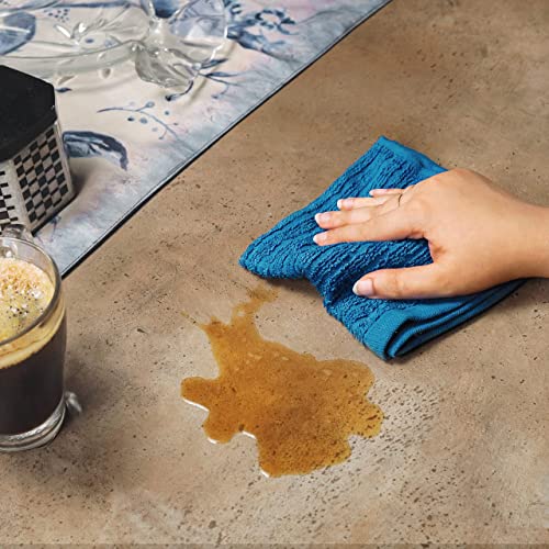 ORMYSA 8 Pack Kitchen Dish Cloths for Washing Dishes - Blue White, 12 x12 Inches Dishcloths for Kitchen Fast Absorbing Quick Dry Super Soft Dish Rags