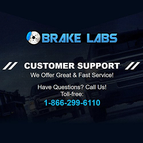 PowerSport Front Rear Brakes and Rotors Kit |Front Rear Brake Pads| Brake Rotors and Pads| Ceramic Brake Pads and Rotors |fits 2011-2018 BMW X5, 2011-2019 BMW X6