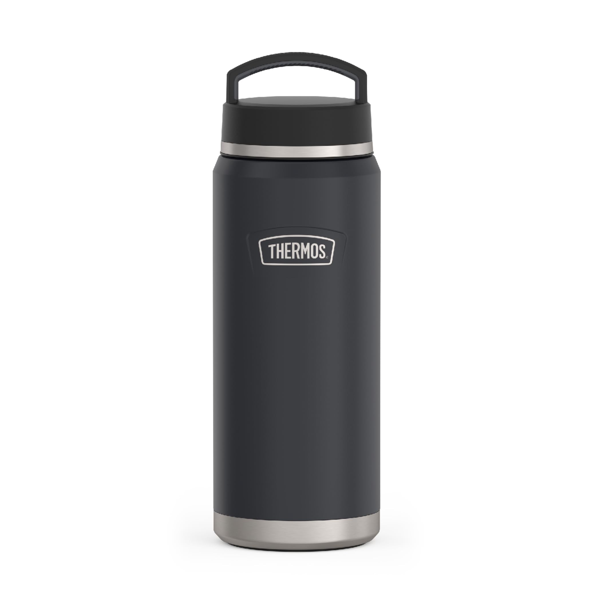 THERMOS ICON SERIES Water Bottle with Screw Top Lid - 40 Ounce, Granite - Stainless Steel Vacuum Insulated Water Bottle with Lid