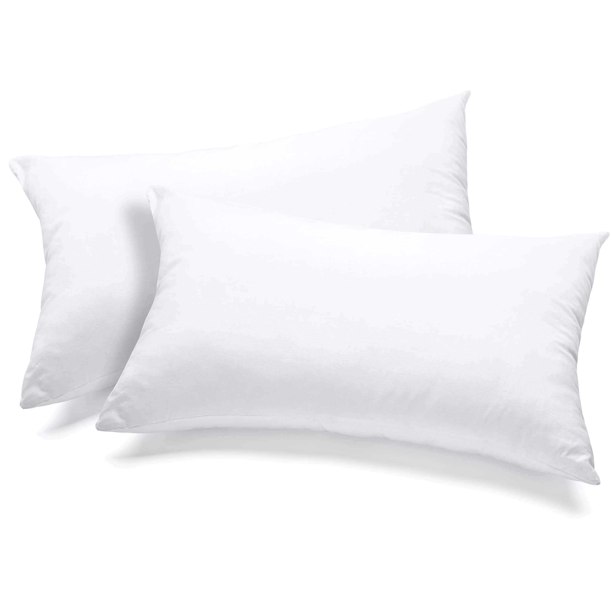 Utopia Bedding Throw Pillows Insert (Pack of 2, White) - 16 x 24 Inches Bed and Couch Pillows - Indoor Decorative Pillows